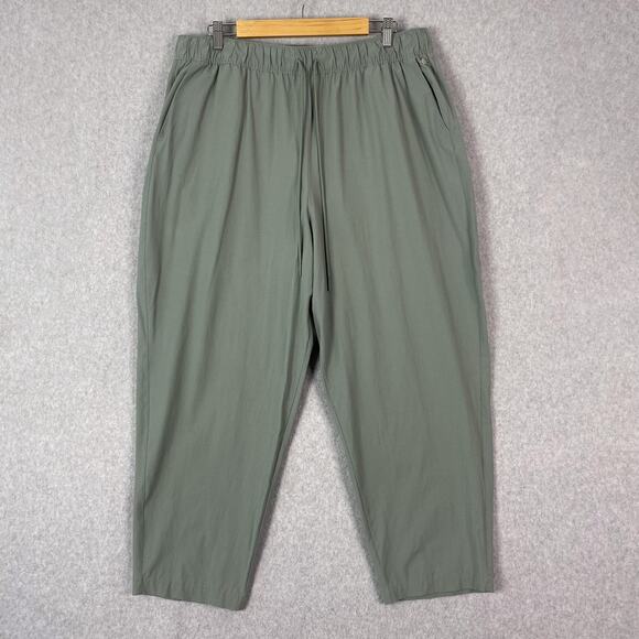 CALIA Womens XXL Green Nyluxe Barrel High Waisted Pants 2XL - Picture 1 of 10